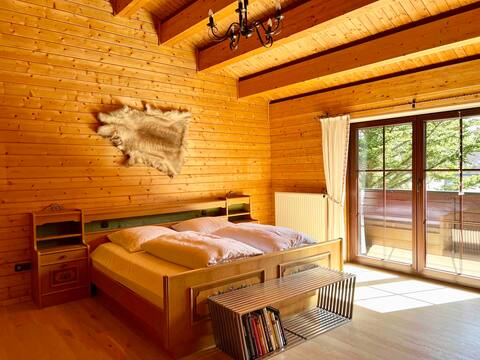 Cheerful wooden house 