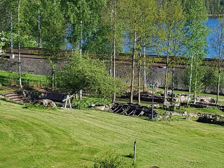 Del av trädgård