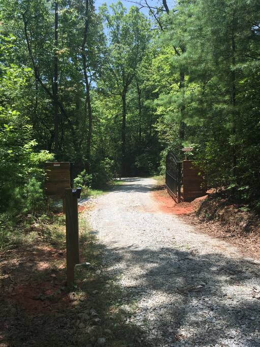 Gate to property