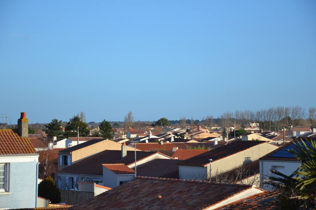 Vue du balcon du studio