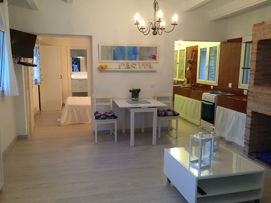 Salon con cocina