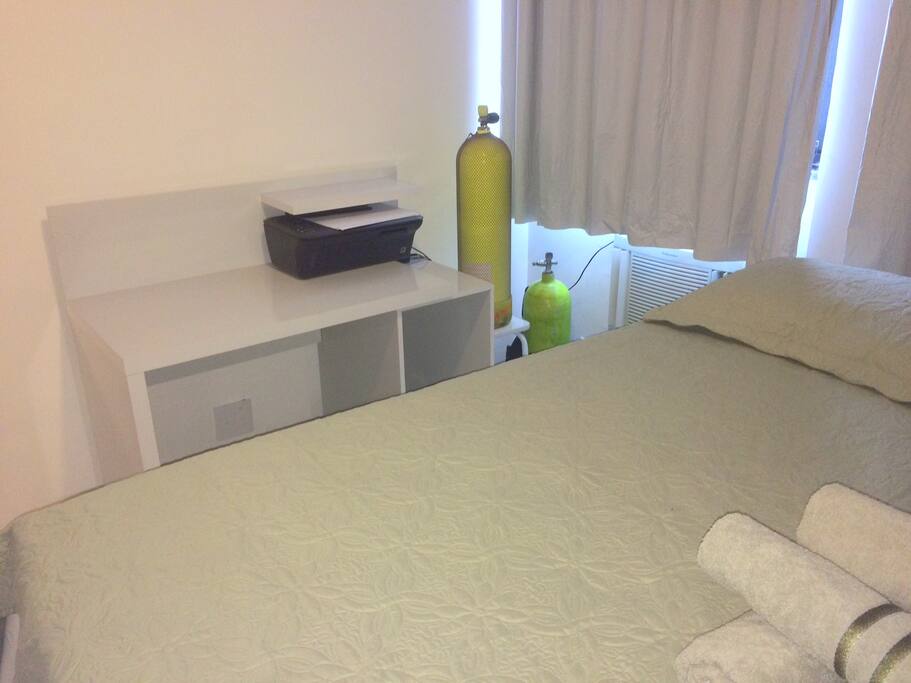 Quarto temático de mergulho.