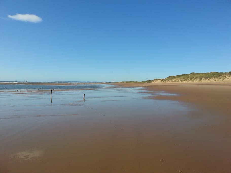 Balmedie beach and country park.