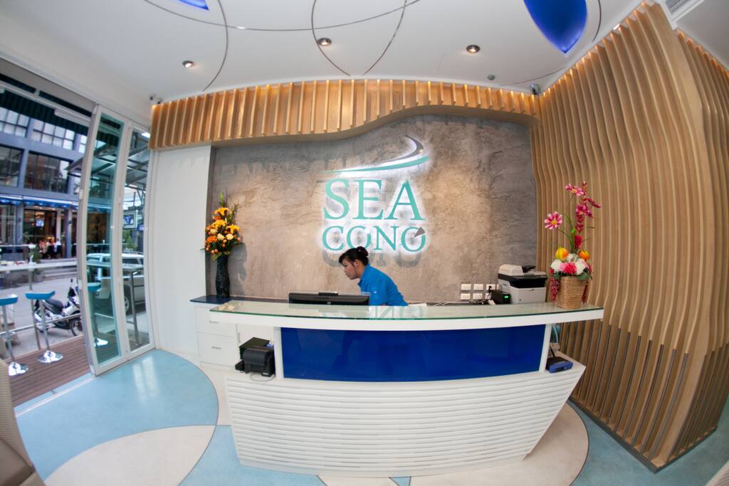 Front Desk - It is on the 1st floor. We always have friendly and welcoming staff at 24 hours.