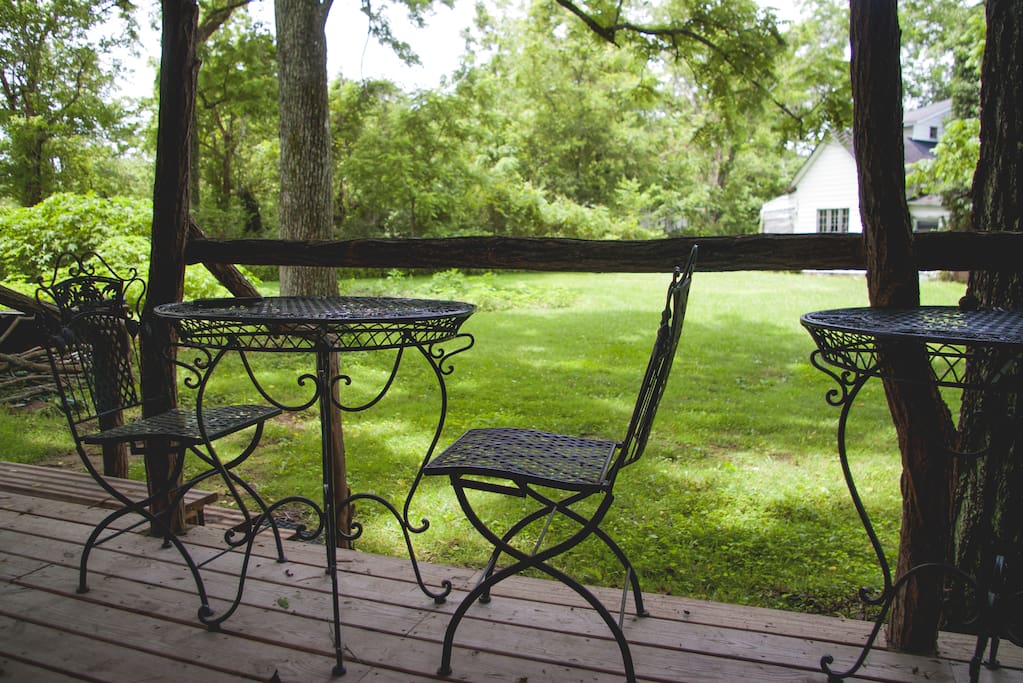 Lawn and side campfire area available to guests!