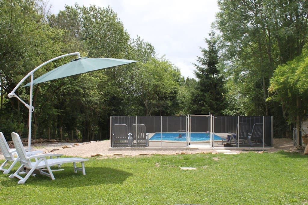The heated pool for your use