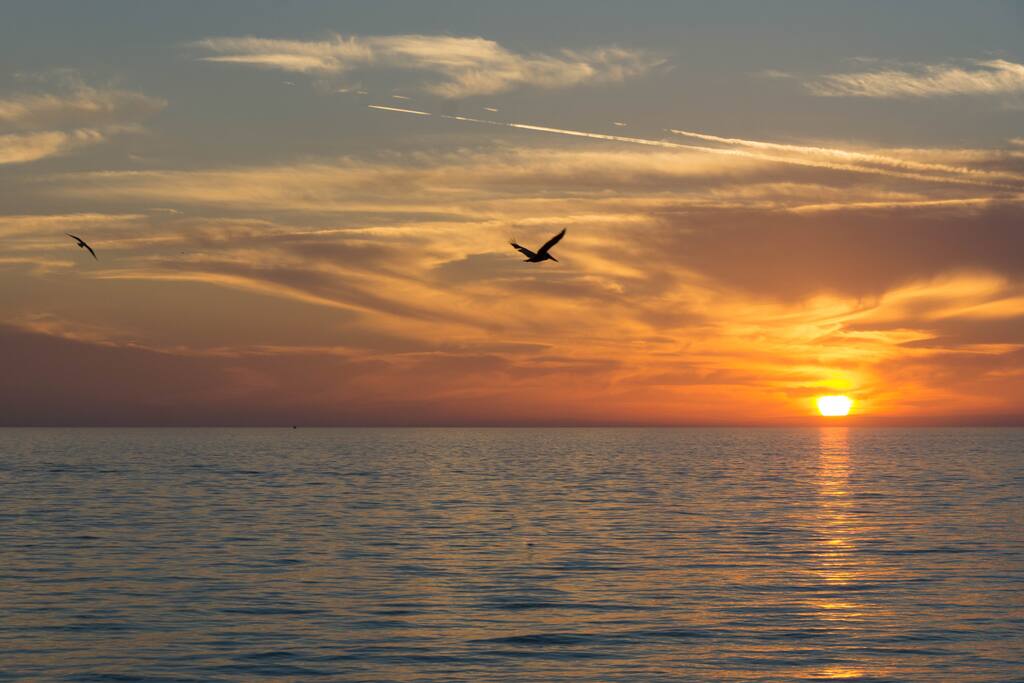 Sunset at at Lido