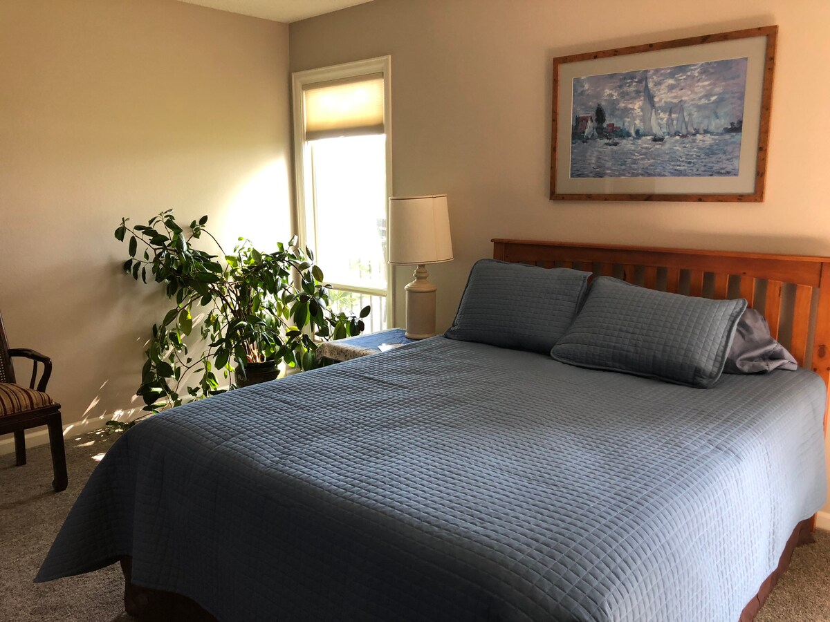 Glavna spavaća soba s vlastitom kupaonicom i tušem