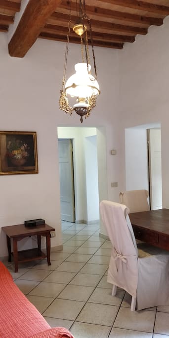 Ingresso soggiorno con accesso al terrazzo