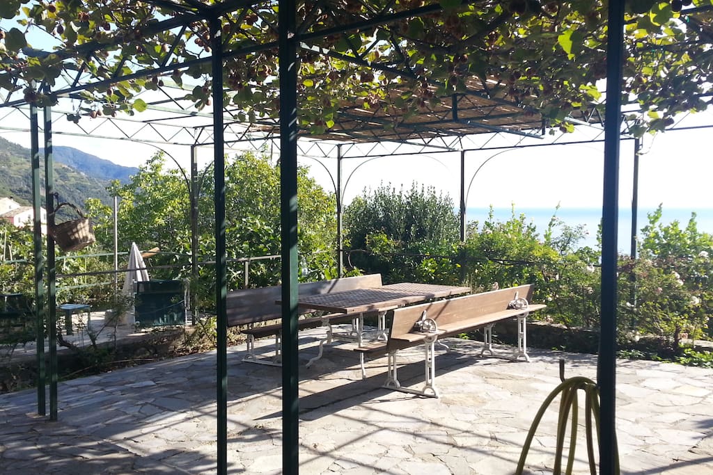 The terrace sea view - south side