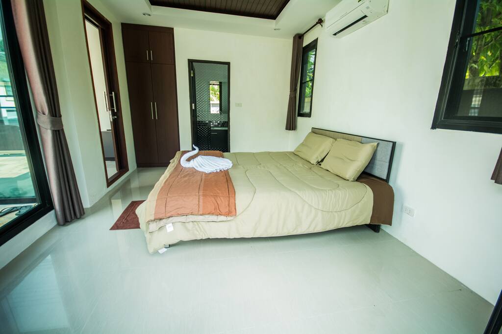 First bedroom with attached bathroom