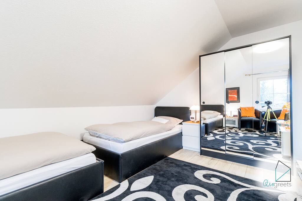 In the two main bedrooms you will also have a TV for your entertainment!