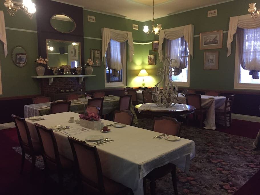 Formal dining room which is open 7 nights a week for meals