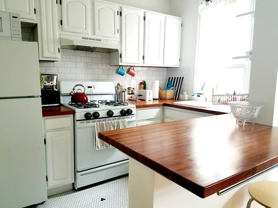 Sunny kitchen