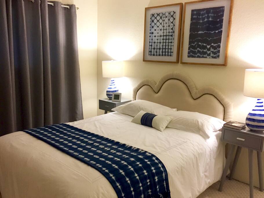 You will not want to leave this bedroom!