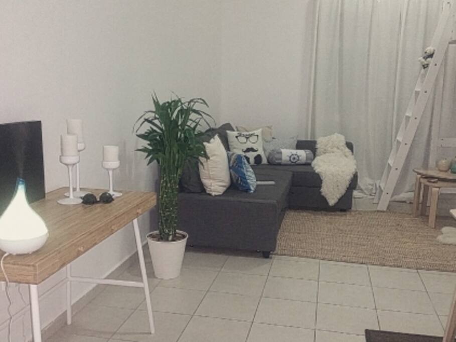 Sofa Bed & working Desk of living area