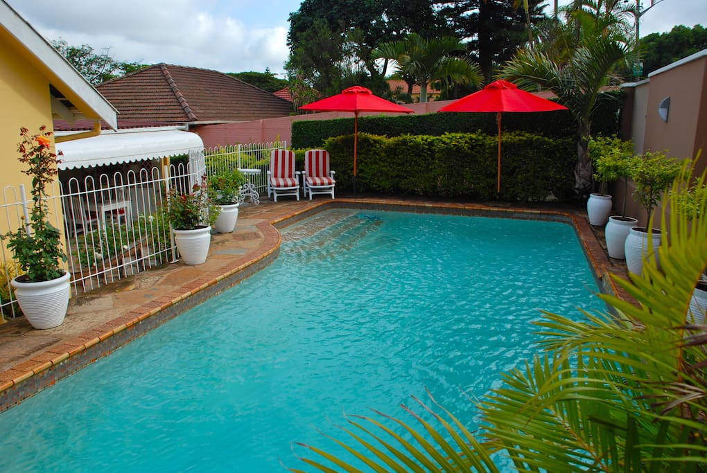 A lovely pool to cool off on a hot day