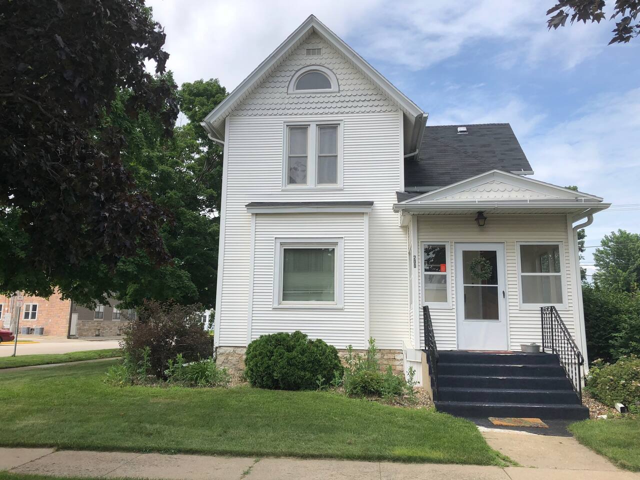 Front view of entrance 