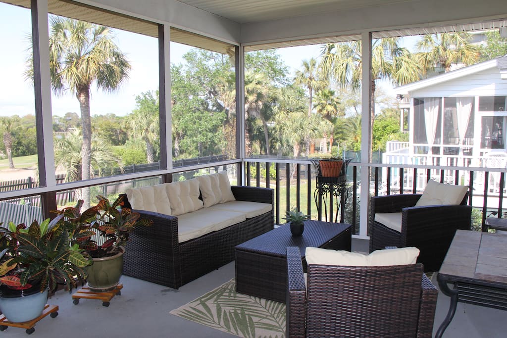 Screened porch