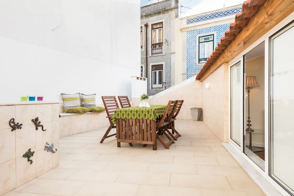 Terrace where you can enjoy your meals.