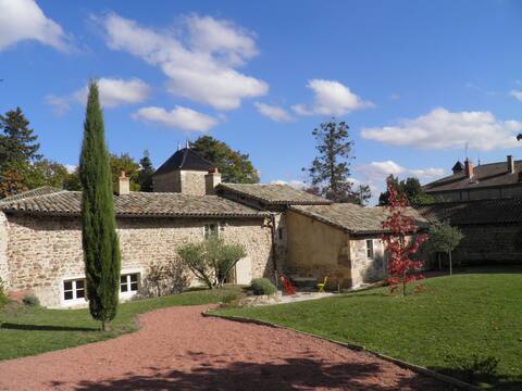 winemaker's house in Beaujolais