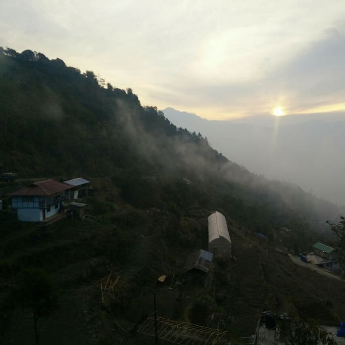 A Yakten village sunrise