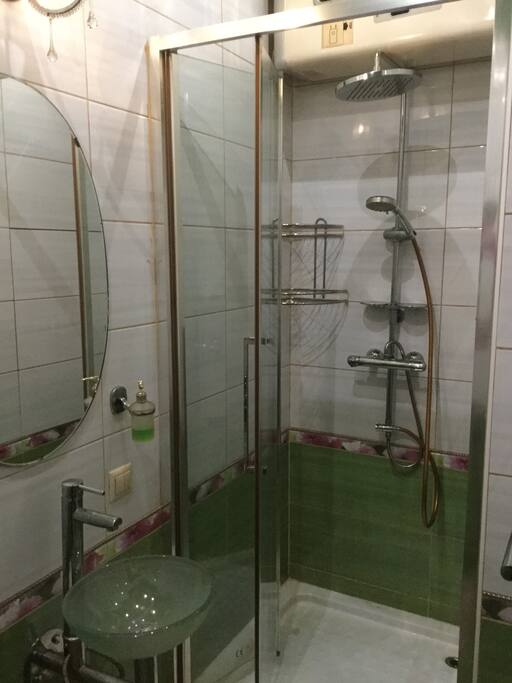 Toilet and shower