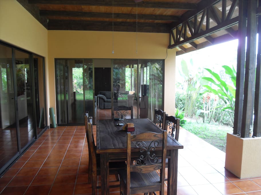 Outdoor dining!