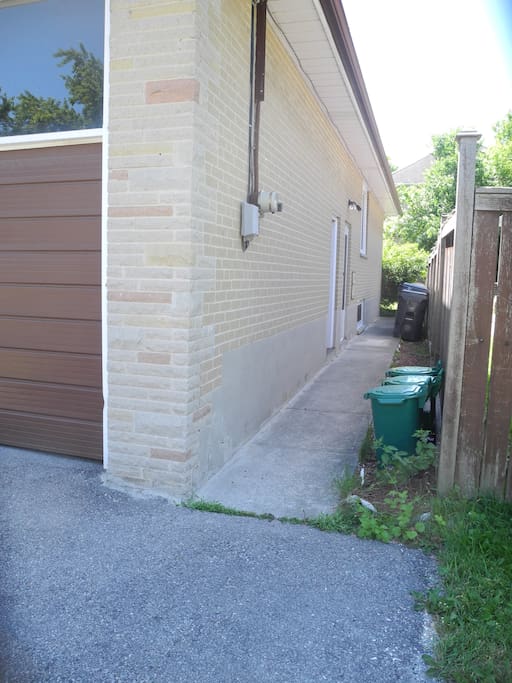 Side Entrance for basement
