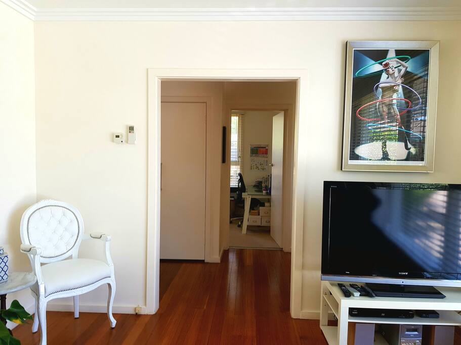 Living room with TV