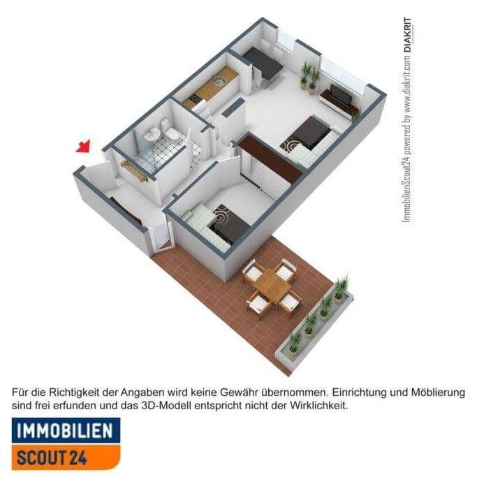Die Raumaufteilung von der 1.Etage