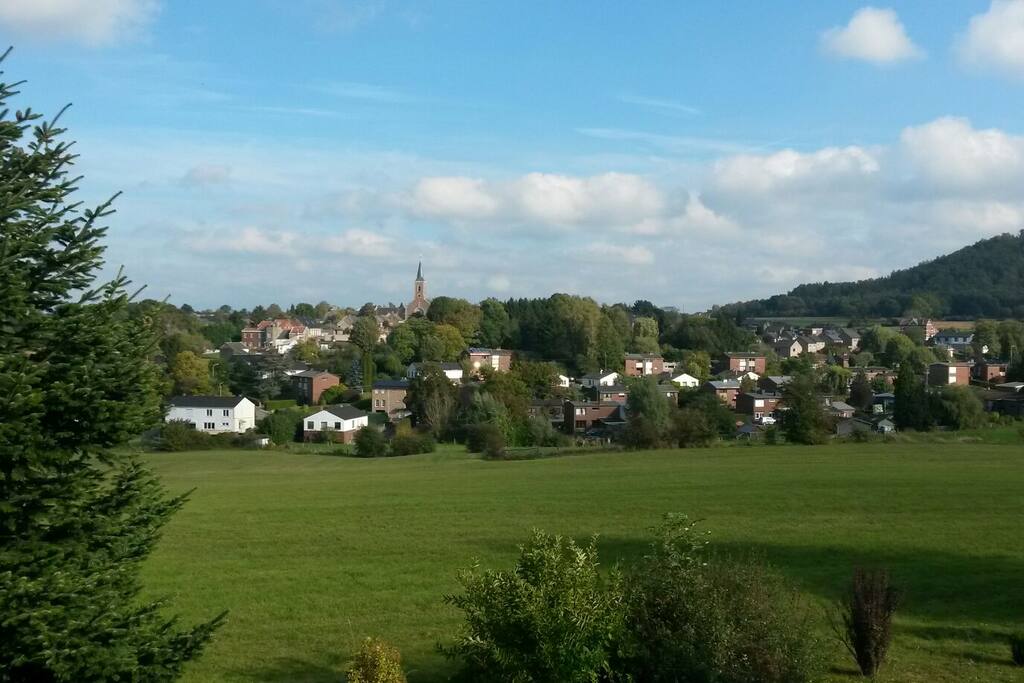 Vue panoramique devant notre maison