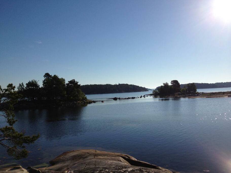 view from east side of the island