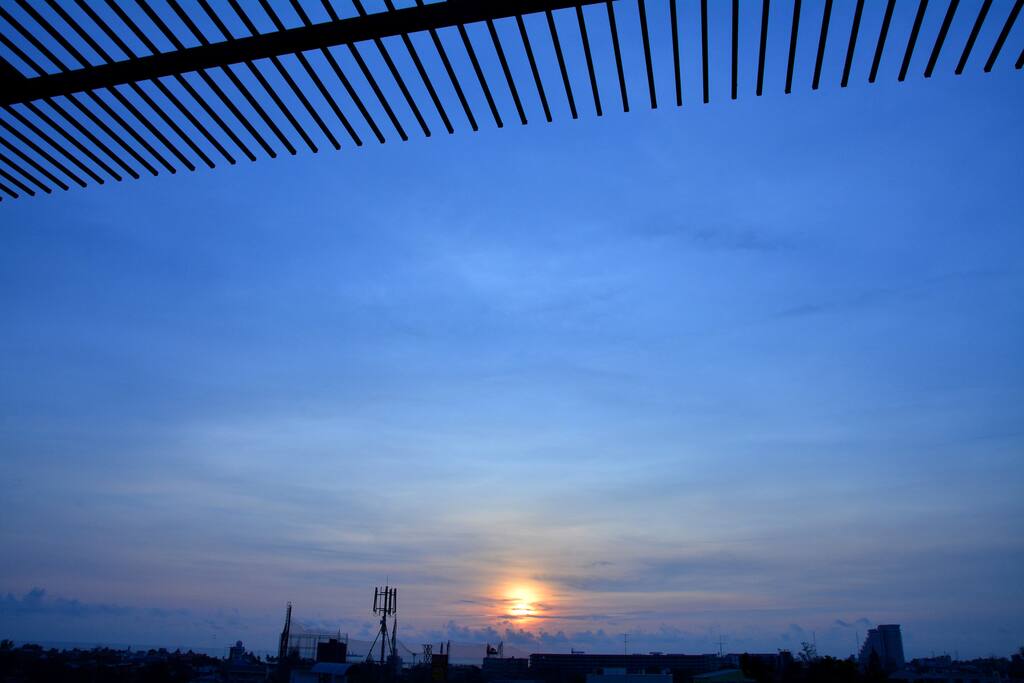 View from roof top