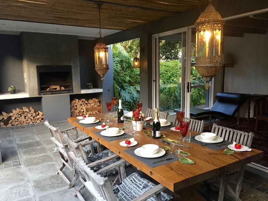 ...and with a fire in the evening