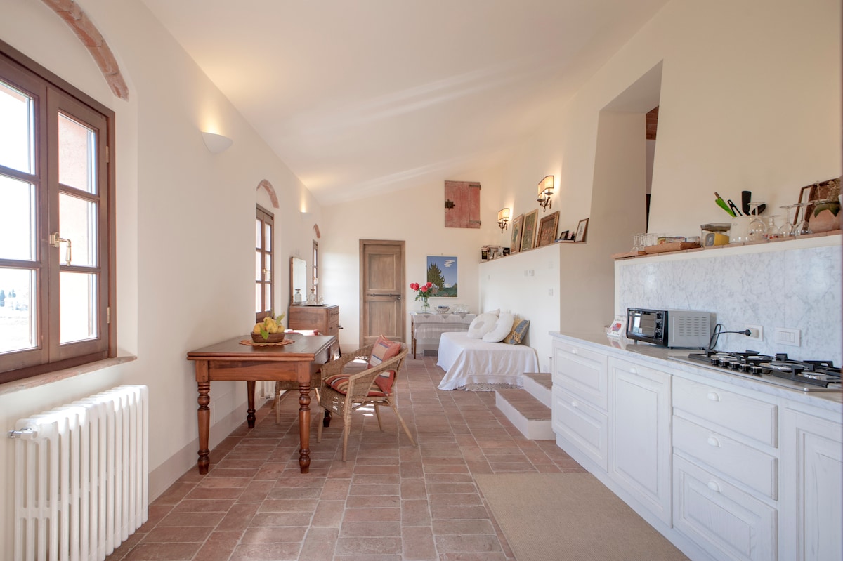 Leistungsstarkes Airbnb: House with a breathless view in Tuscany in Peccioli