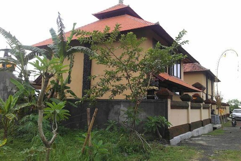 View to the house from the road.
