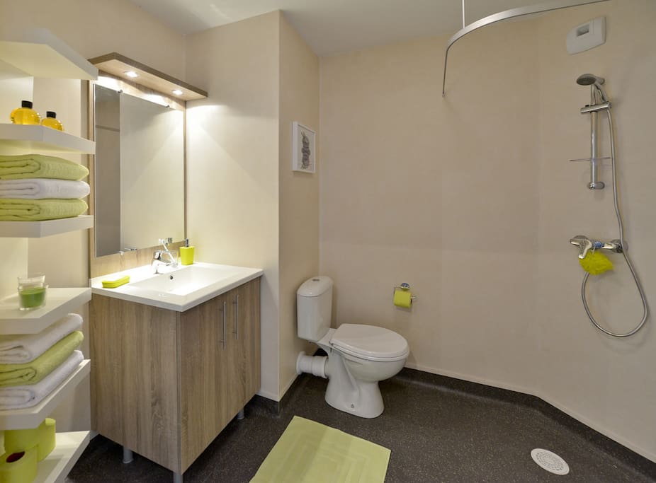 Ces images sont tirées du site de la résidence, elles ne correspondent donc pas exactement au logement proposé mais le mobilier est identique et la conception de l'appartement reste la même dans chaque logement de ce bâtiment.