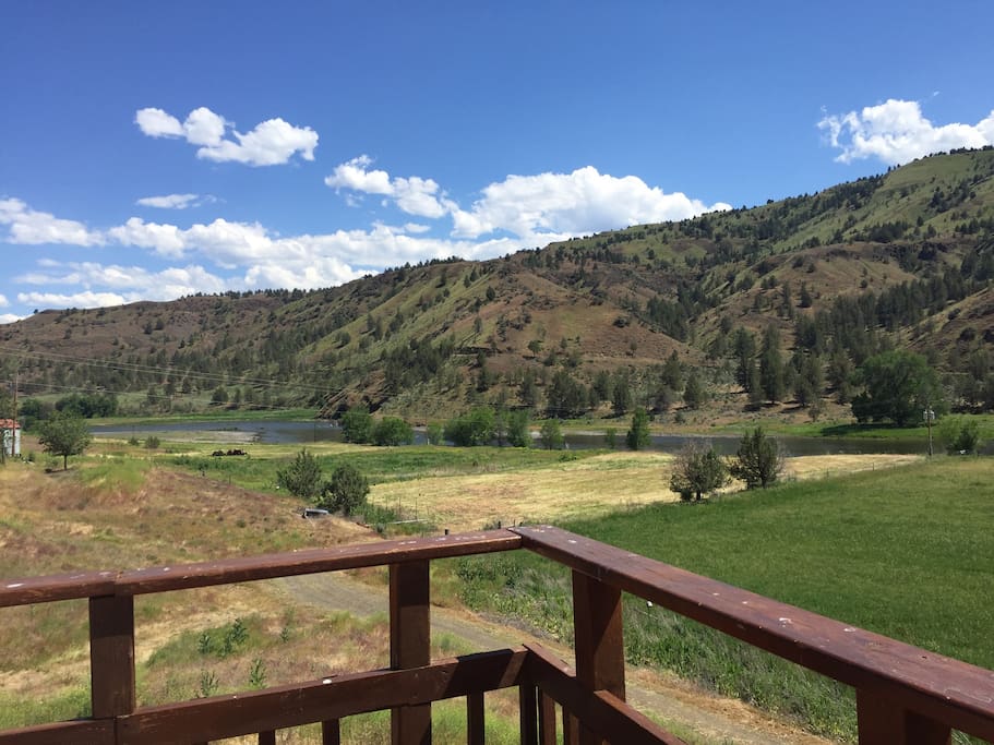 View of John day river from deck
