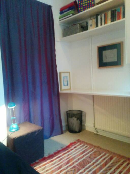 The curtain door!