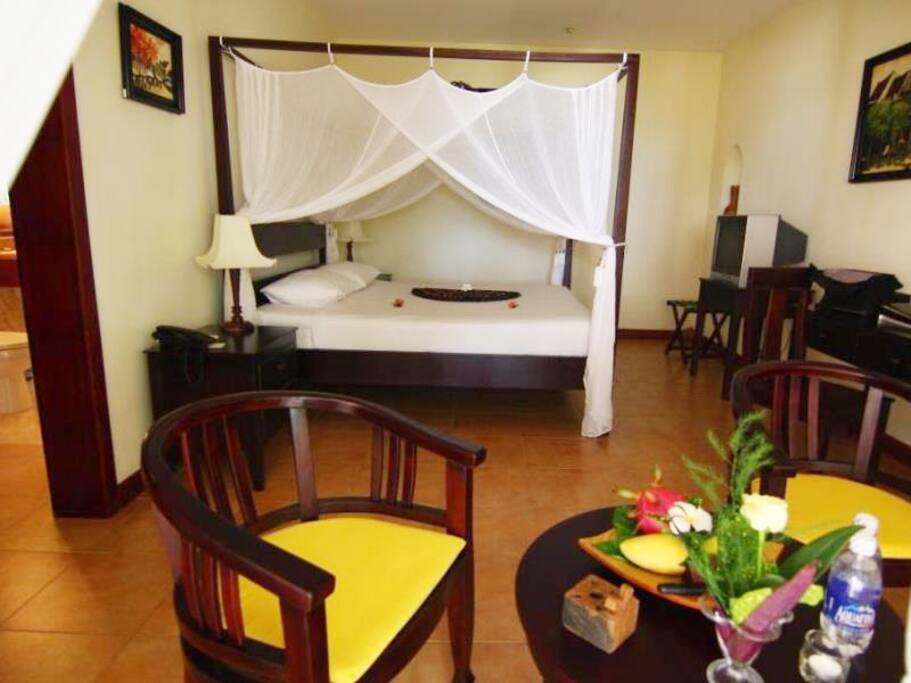 Spacious bedroom