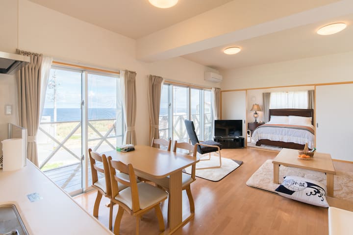 Enjoy the ocean view & relax at T's Place.