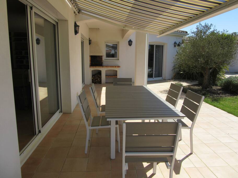 Terrasse avec BBQ