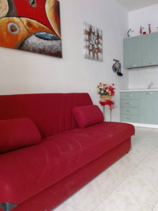 Salone con zona cottura