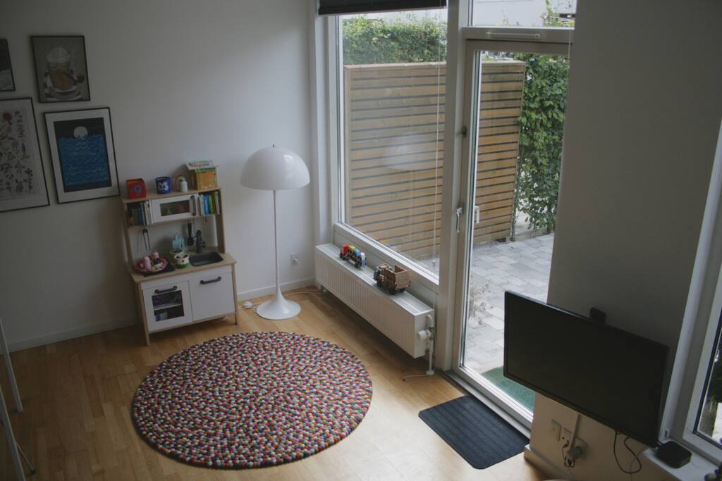 Room to play in the living room.