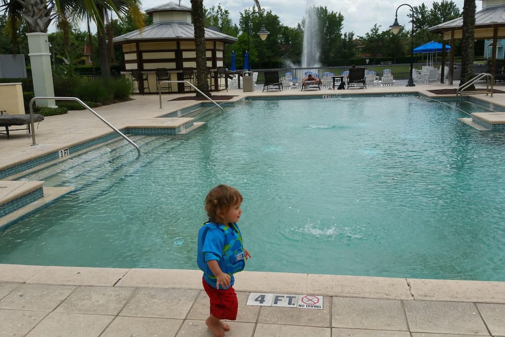 Awesome heated pool