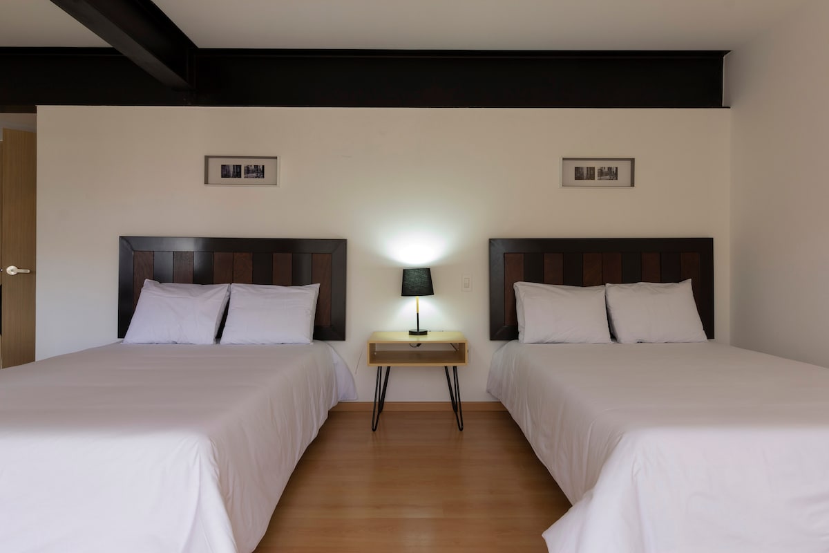 Successful Airbnb property: Hermosa suite doble con balcón in álamos 2da Sección