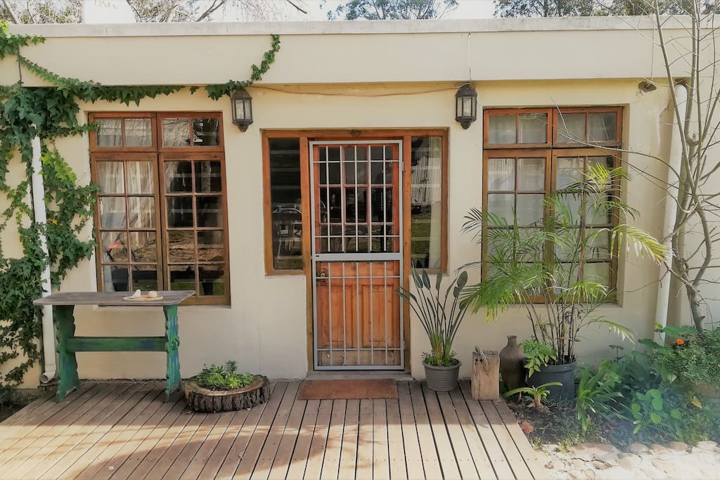 Front door to the Garden Cottage