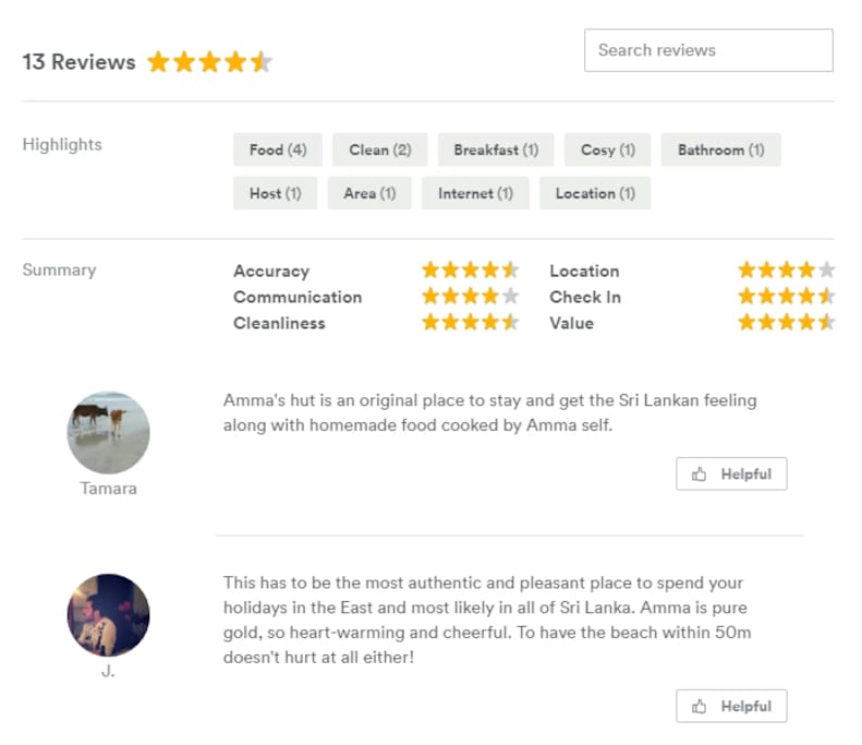 We moved Amma’s Hut listing’s location and therefore lost all previous reviews. Here are some of them, rest of them at the end of the slideshow!