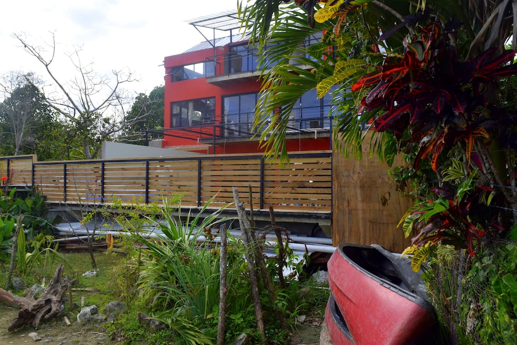 Welcome to the Villa Laguna! Retreat on of our red canoes, meander down the canal path, take in the views!